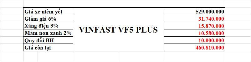 Bảng Giá Lăn Bánh VinFast VF5 Mới Nhất Tại TP.HCM: Hướng Dẫn Mua Trả Góp Duyệt Hồ Sơ Trong Ngày
