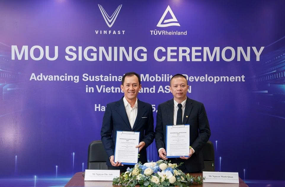 VinFast hợp tác TÜV Rheinland: Bước tiến mới nâng cao năng lực kiểm thử ô tô tại Việt Nam