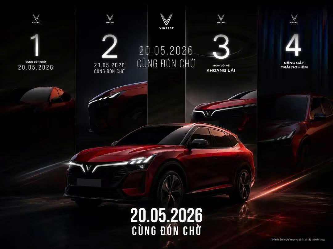 VinFast Thu Hút Sự Quan Tâm Với Hình Ảnh Teaser Xe Mới